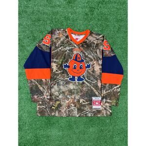 Supreme x Mitchell & Ness NCAA Hockey Jersey TrueTimber Kanati Camo Size XL